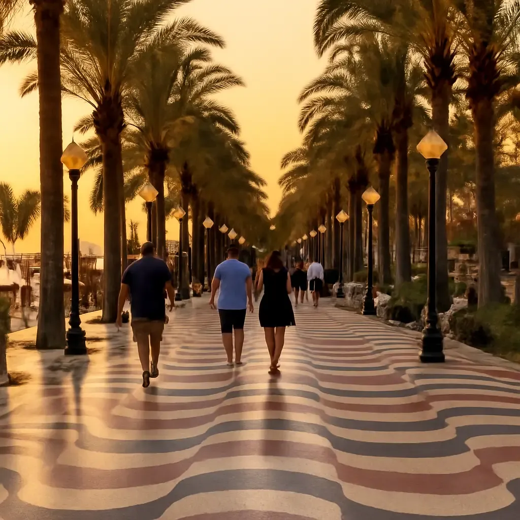Alicante stad gids - Stranden en de boulevard Explanada de Espana