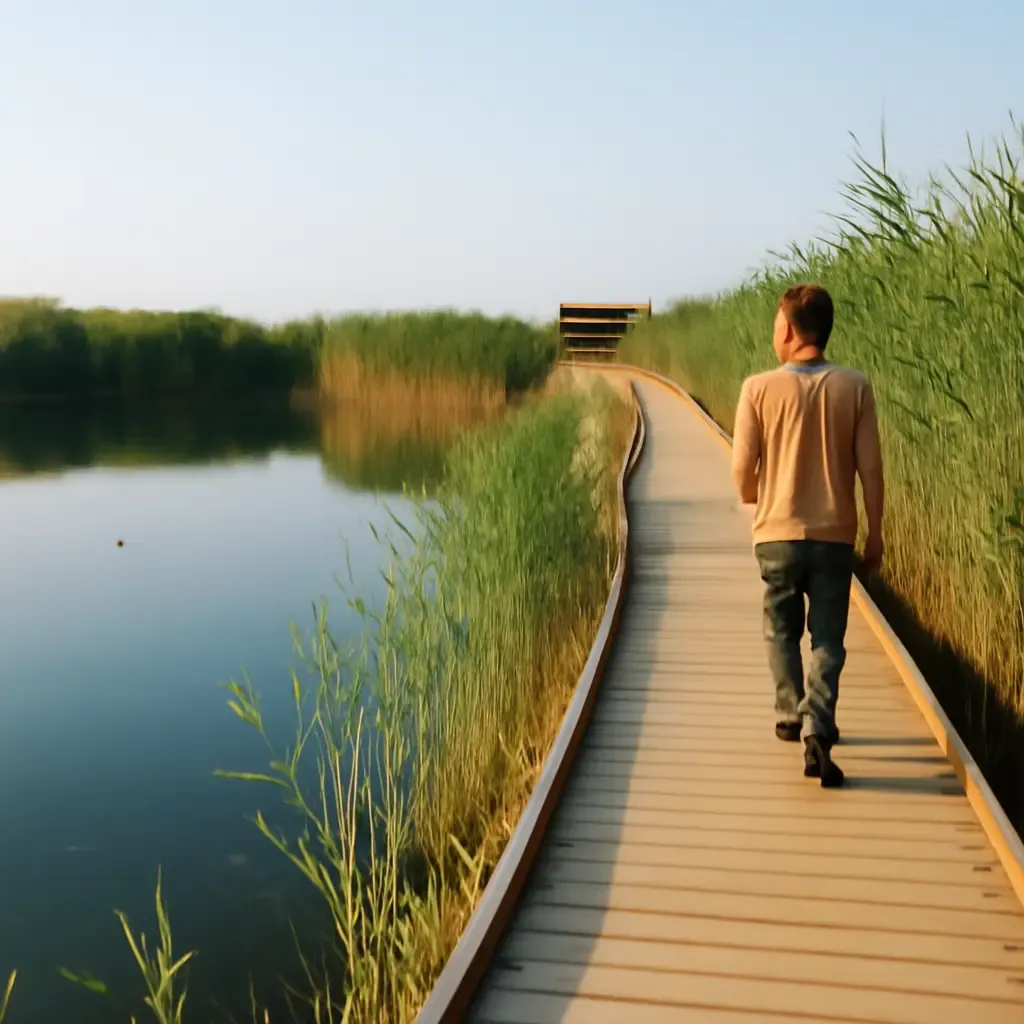 Clot de galvany - Wandelroutes door het reservaat