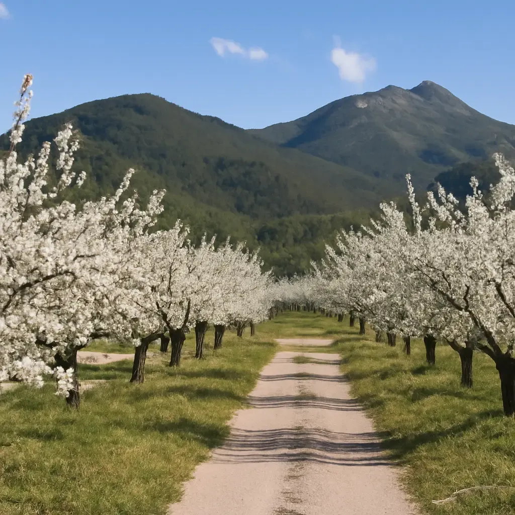 El comtat gids - Kersenbloesem en de seizoenen van El Comtat