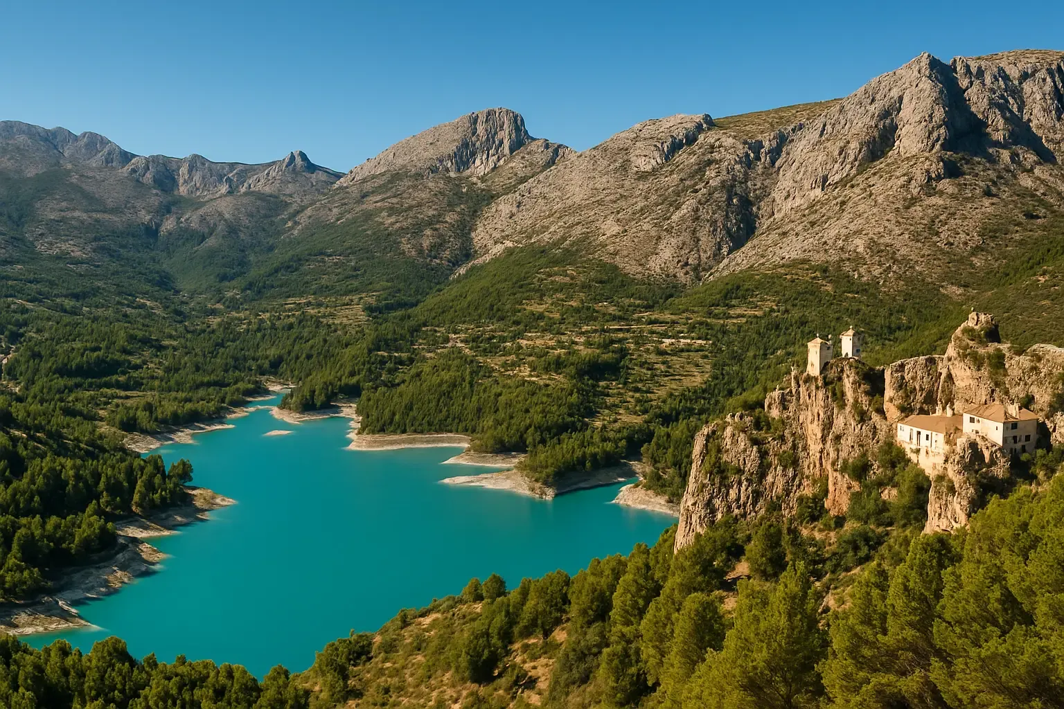 Guadalest-vallei: het stuwmeer en de verborgen bergwereld
