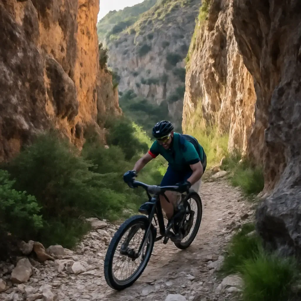 Mountainbiken sierra aitana - Technische singletracks