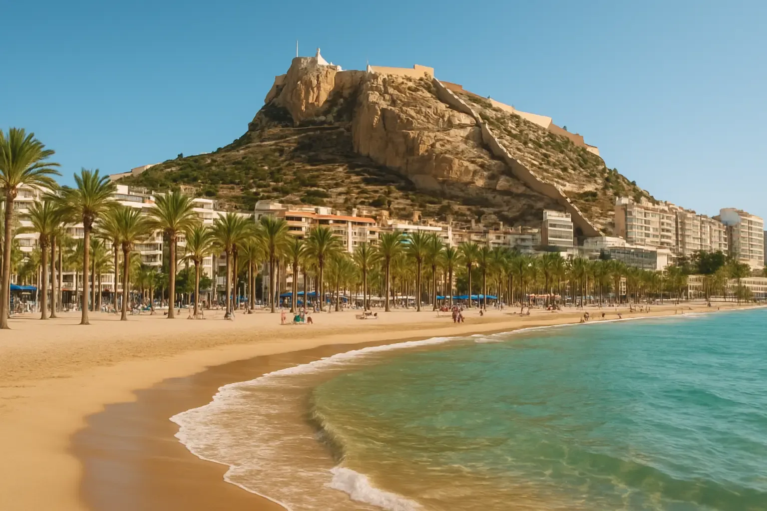 Playa del Postiguet: stadsstrand van Alicante