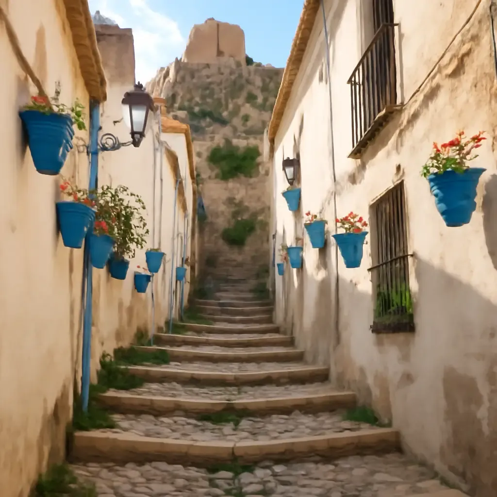 Polop gids - Het kasteel en de oude stad