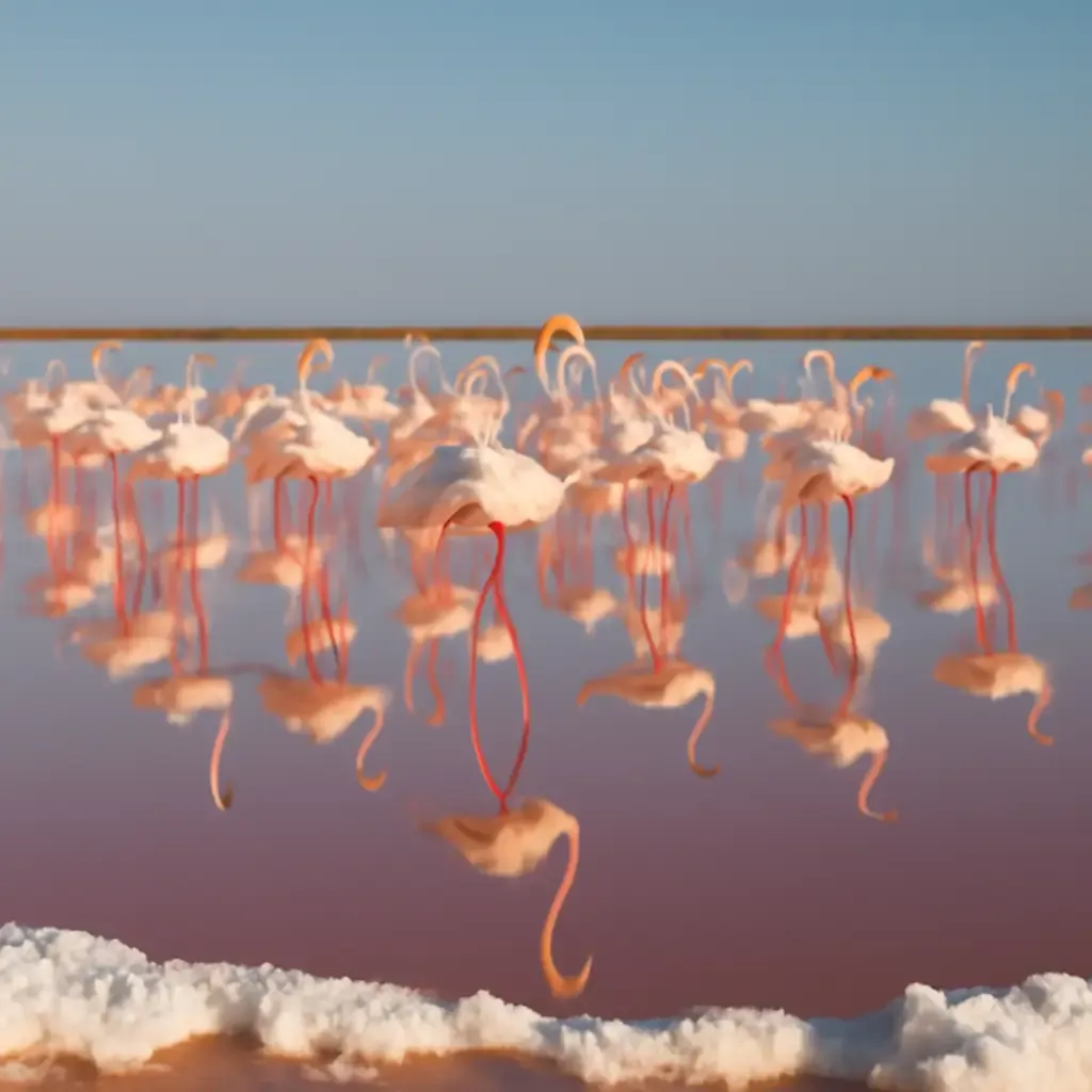 Salinas de santa pola - Flamingo's en andere vogels