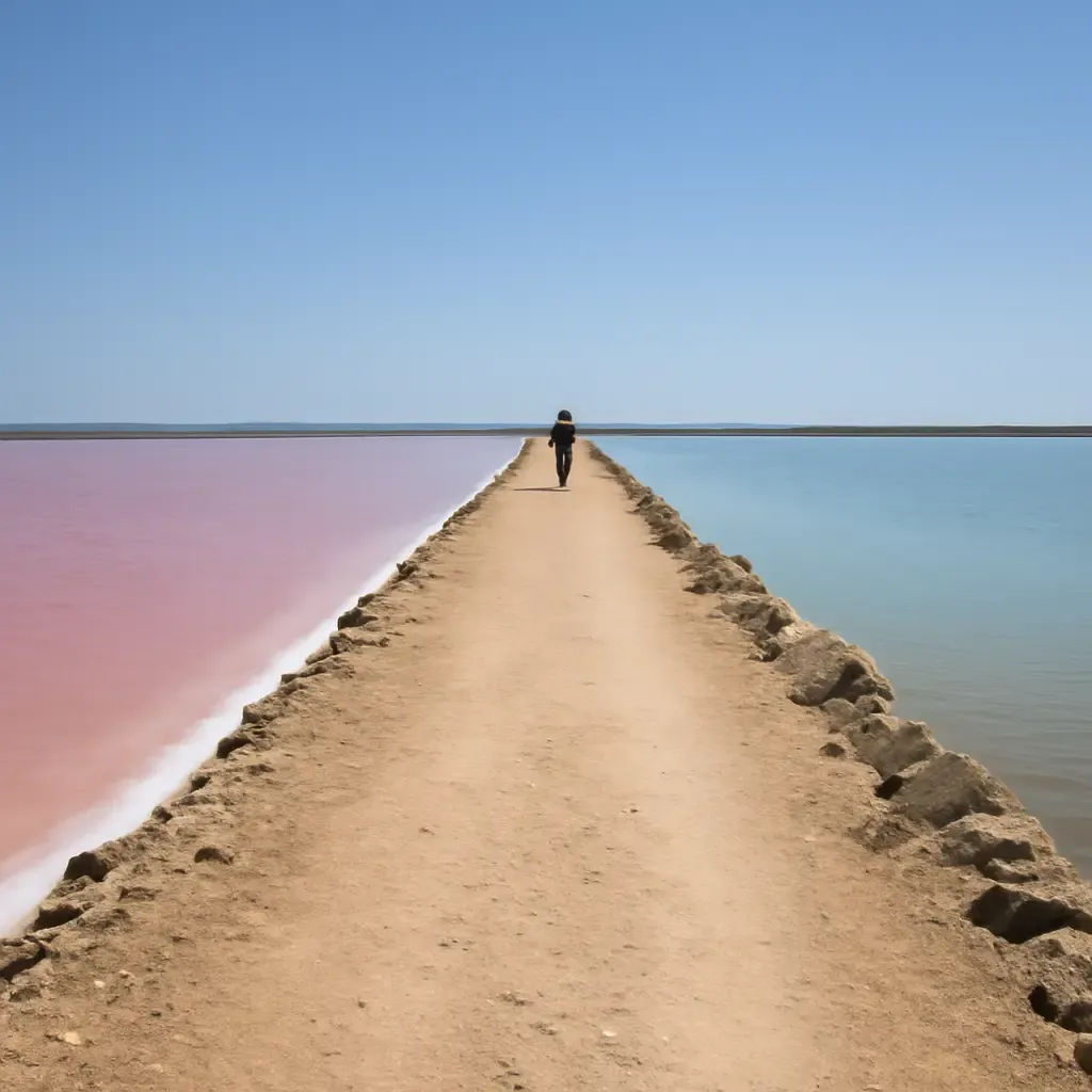 Salinas de santa pola - Wandelen door de zoutvlakten