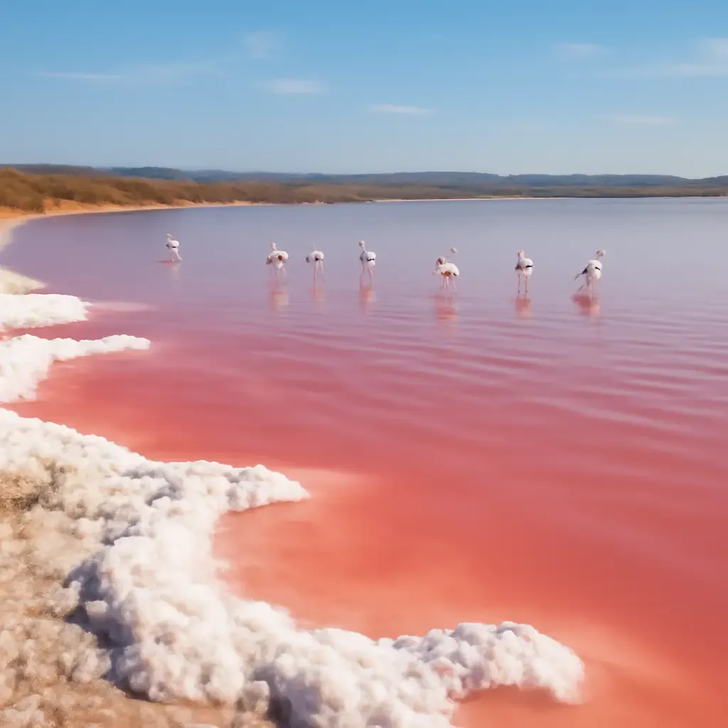 Stranden torrevieja - De roze zoutmeren: unieke achtergrond