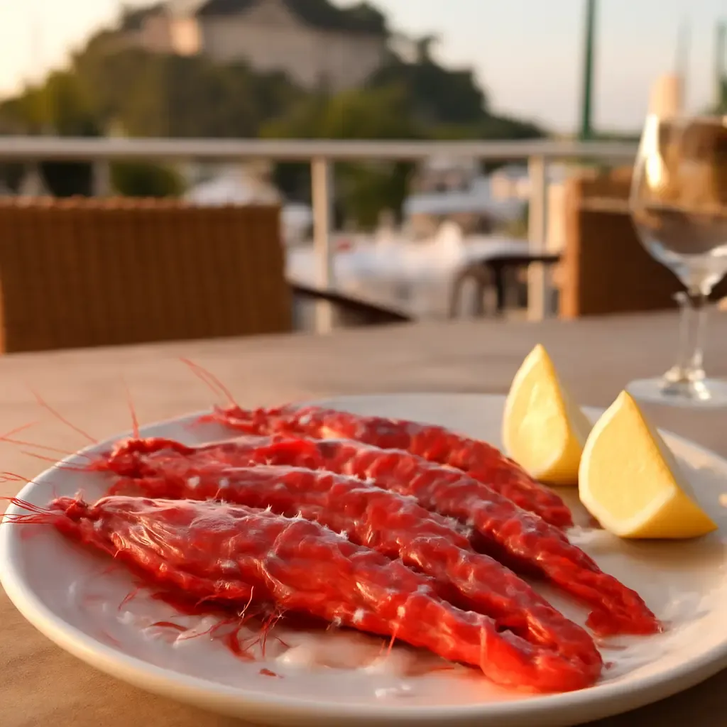 Vis zeevruchten costa blanca - De gamba roja van Denia